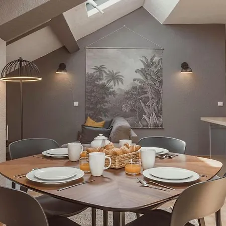 Le Manoir Du Riouffe Citycenter - Charme à La Française - Congres - Clim - Wifi Appartement *